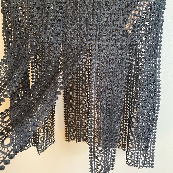 Zara Crochet Mesh Textured Sleeveless Top Size Small - Picture 4 of 6